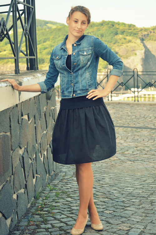 CUPCAKE sukně, černá z Madeiry — foto 1