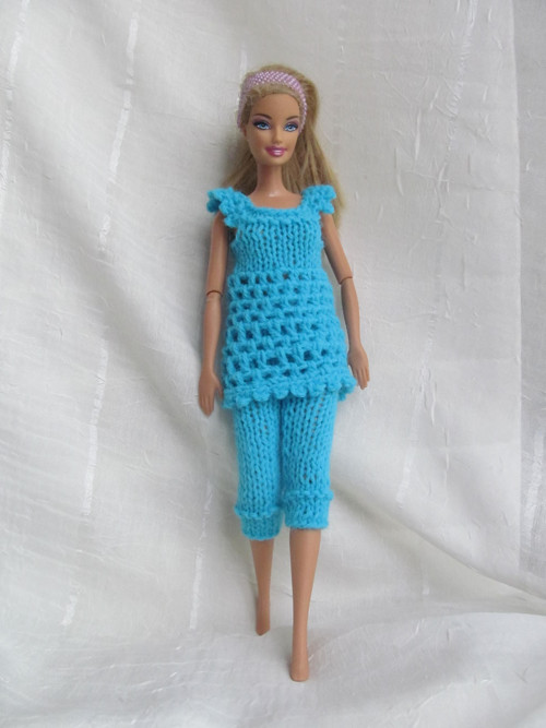Modré pyžamo pro Barbie — foto 1