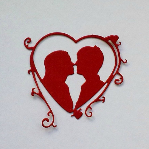 Výsek - Zamilovaná dvojice v srdci