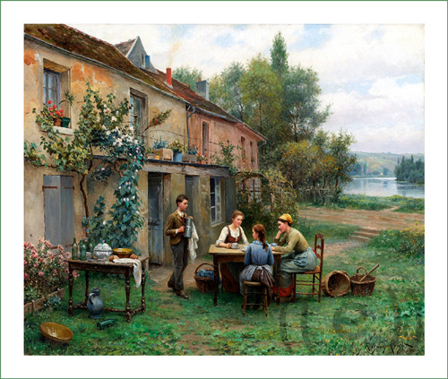 Látkový panel - Daniel Ridgway Knight (4) — foto 1