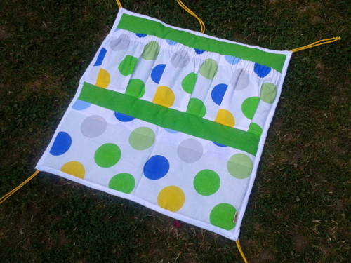 Kapsář na postýlku puntíkáč, 60x60 cm — foto 1