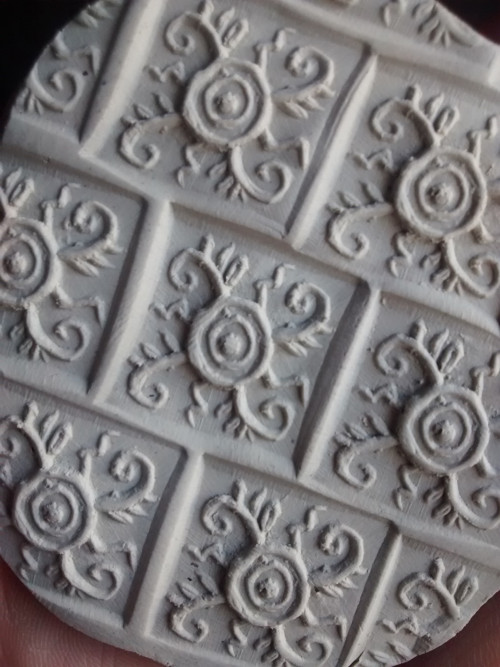 Dřevěná raznička - ornament, (na keramiku atd.) — foto 1