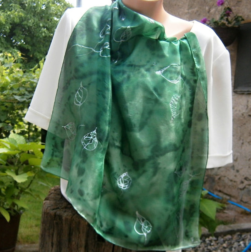Hedvábný šátek. 65 x 65 cm — foto 1