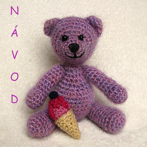 Návod na medvídka s borůvkovou zmrzlinou