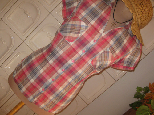 Kostkovaná košile-country styl — foto 1