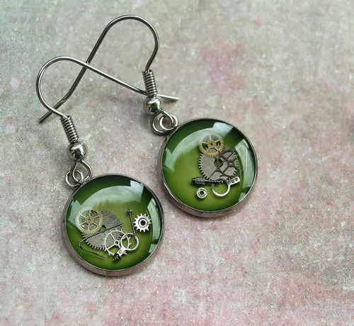 Earings /green/ — foto 1