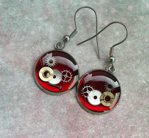 Earings /red/ — foto 1