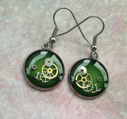 Earings /green/ — foto 1