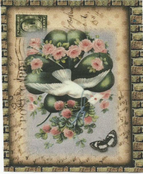 Bavlněná látka - panel 8,5 x 11 cm — foto 1