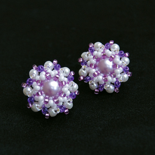 Spiky flowers 19 - puzetky pr. 2,1cm