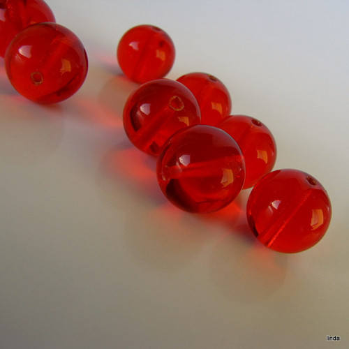 Mačkané korálky * kulička * 16mm * 3 ks /bal