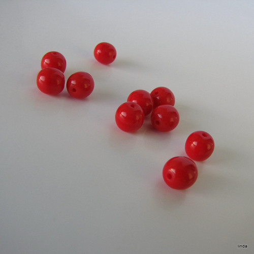 Mačkané korálky * kulička * 8mm * 20 ks /bal — foto 1