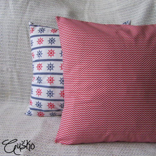 Červený mini chevron ... cik - cak :) — foto 1