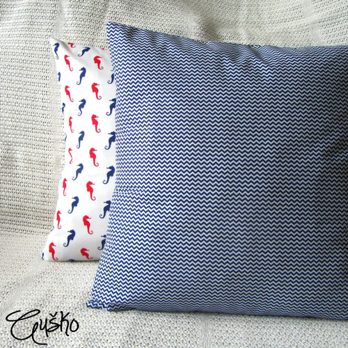 Modrý mini chevron ... cik - cak :) — foto 1