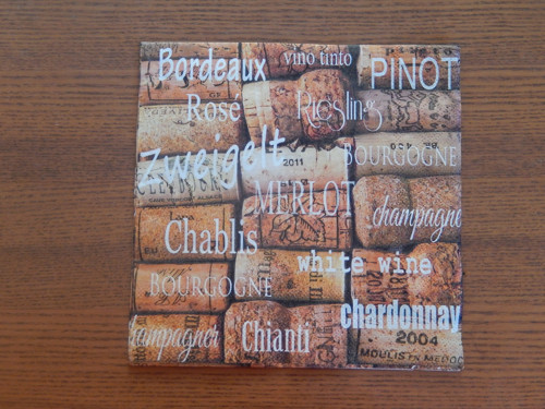 Ubrousek na decoupage - špunty