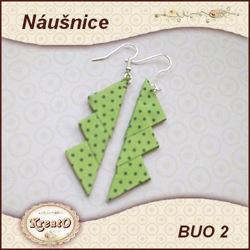 Náušnice - origami