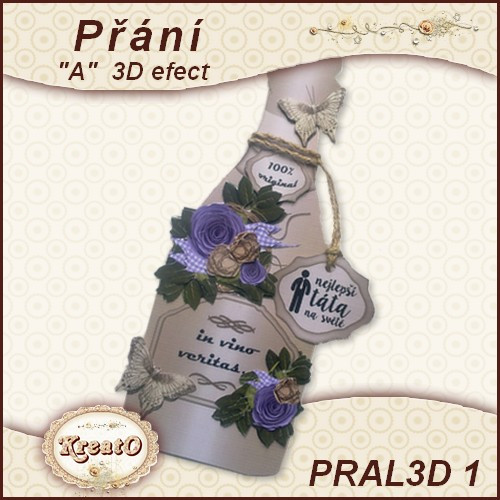 Přání - 3D efect