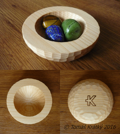 Miska kulatá přírodní ø 10 cm