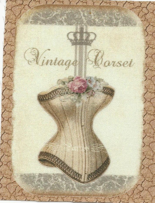 Bavlněná látka - panel 7,5 x 11 cm