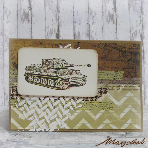 Přání pánské tank béžové — foto 1