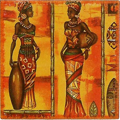 Kachlík: Afrika - ženy etno