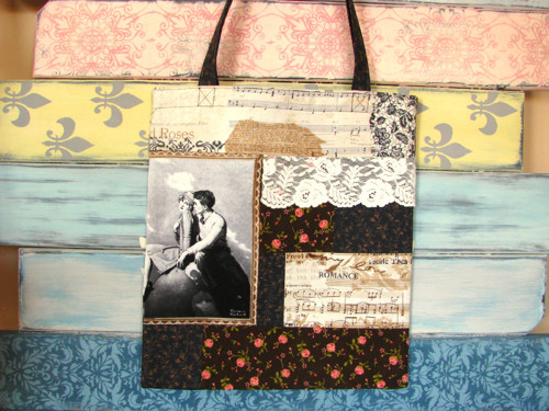 Taška patchworková - Vintage Romance-sleva z 309,- — foto 1
