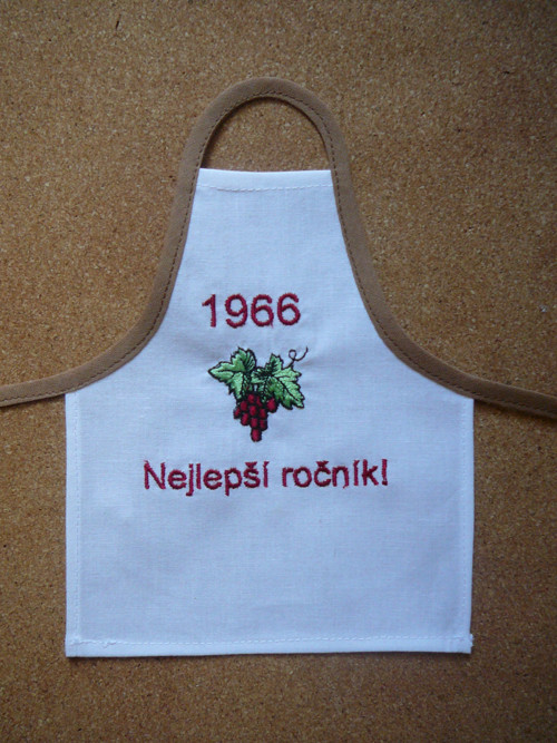 Zástěrka na víno — foto 1