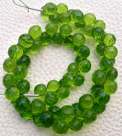 Green quartz brioletka 7-8mm