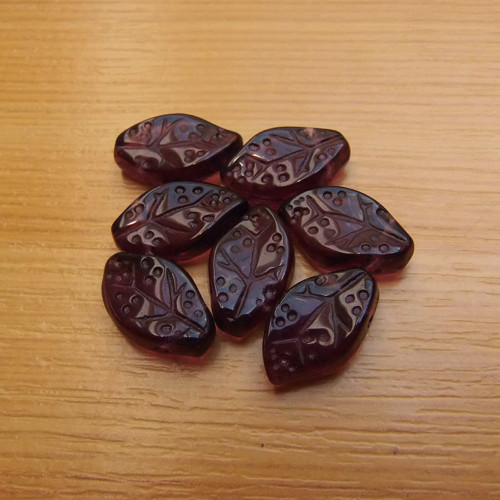 Lístečky - 10x 15 mm