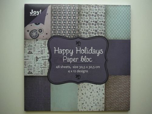 Sada čtvrtek happy Holidays 30,5x30,5 cm, 12 ks