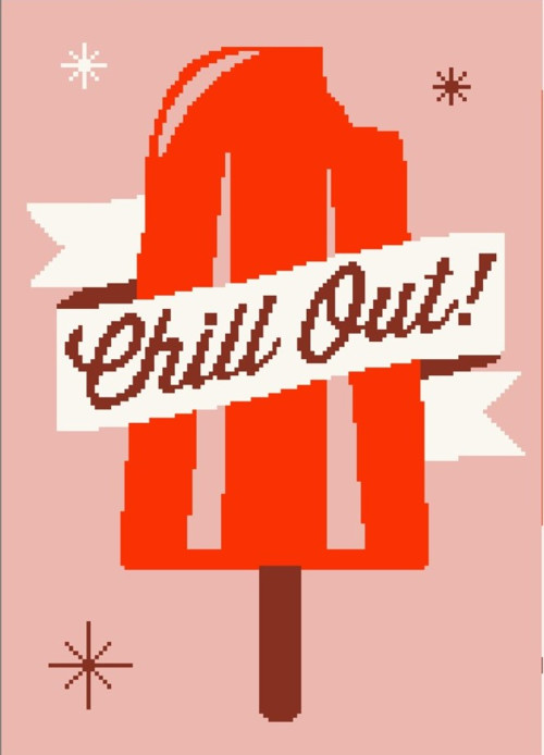 Předloha na vyšívání - CHILL OUT! — foto 1