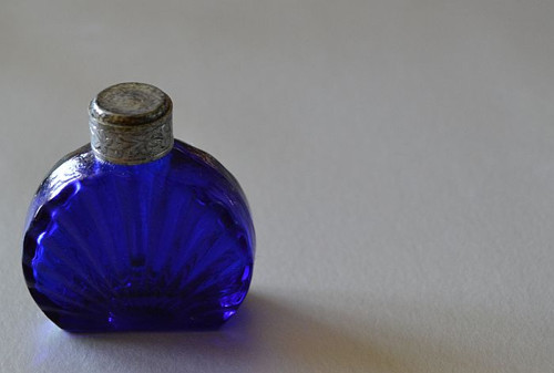 Lahvička na parfém - modrý kobalt * — foto 1