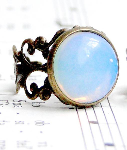 Bronze Romantic Opalite / Prsten s opalitem