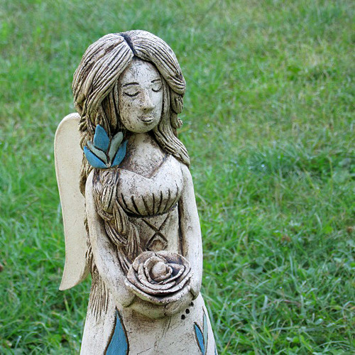 Keramický anděl s ornamenty - doplatek — foto 1