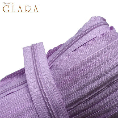 Zip v metráži / 5 mm / lila č. 165 / 4 m — foto 1