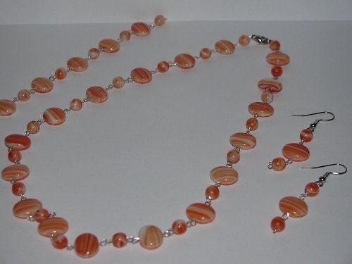 Oranžová trojdílná sada — foto 1