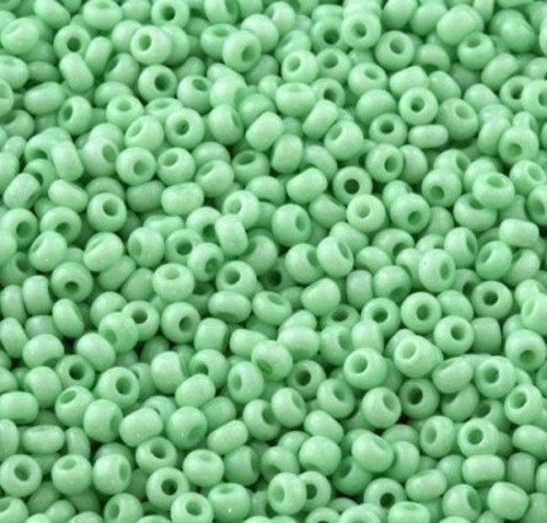 Rokajl Preciosa mentolově zelený cca 3 mm - 10 g