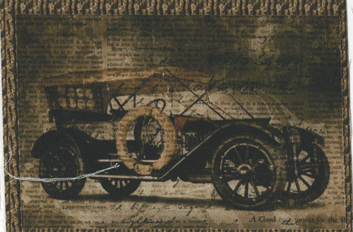 Bavlněná látka - panel 8,5 x 13 cm