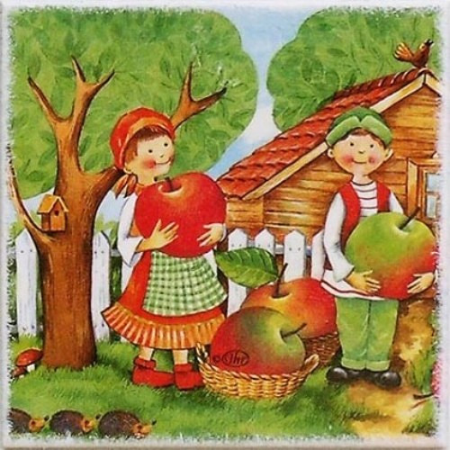 Kachlík: Sklizeň jablek 1