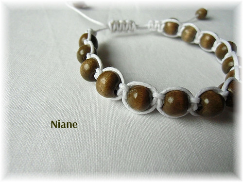 Krokodýlí oči - shamballa / macramé — foto 1