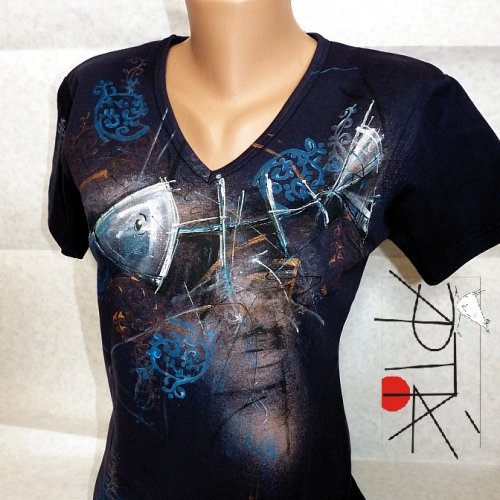Triko dámské, "hypunková RYBKA", XL — foto 1