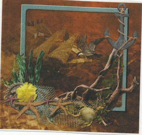 Bavlněná látka - panel 12 x 12,5 cm