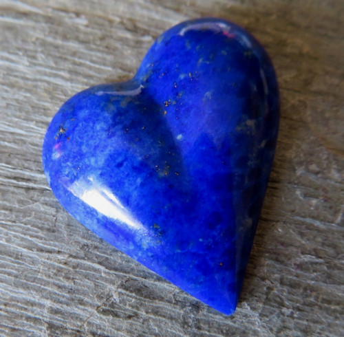 Lapis lazuli Extra, přírodní, srdíčko č.2 — foto 1
