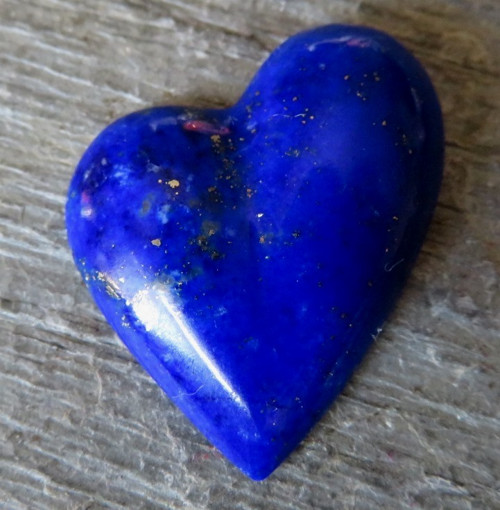 R Lapis lazuli Extra, přírodní, srdíčko č.5 — foto 1