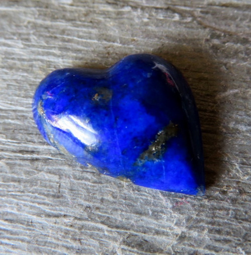 Lapis lazuli Extra, přírodní, srdíčko č.7 — foto 1