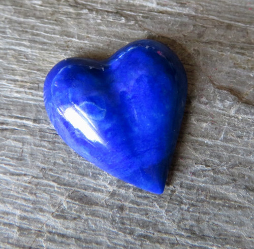 Lapis lazuli Extra, přírodní, srdíčko č.8 — foto 1