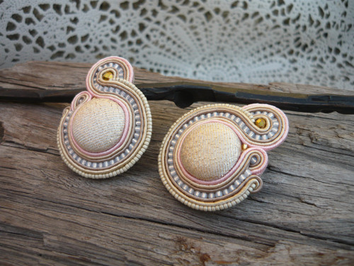 Soutache náušnice Elegance... — foto 1
