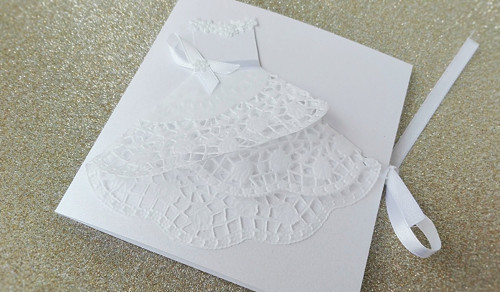 Svatební oznámení Wedding dress