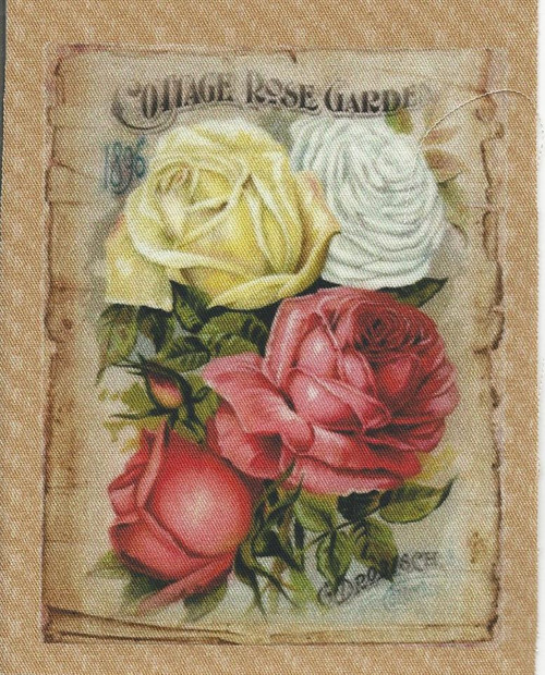 Bavlněná látka - panel 8,5 x 11 cm — foto 1