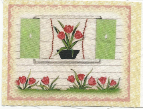 Bavlněná látka - panel 8,5 x 11 cm